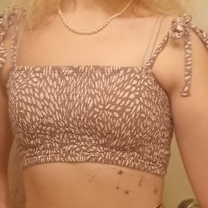 Purple and white tank